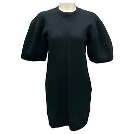 Vestido de Sudadera Negro Sacai Negro
