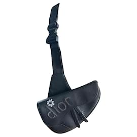 Borsa Saddle Dior in pelle nera Nero