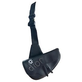 Dior Saddle Bag Black Leather Black