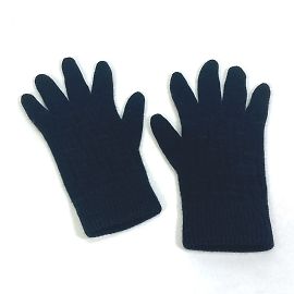 Autre Marque HERMES Cashmere-Handschuhe mit All-Over H-Logo für Männer Schwarz
