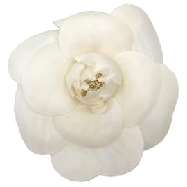 Chanel-Chanel Camellia Corsage Brooch-White