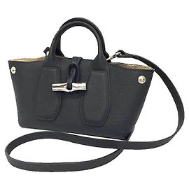 Bolsa Pochette Mini Le Roseau XS da Longchamp Preto