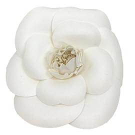 Chanel-Chanel Camellia Corsage Brooch-White