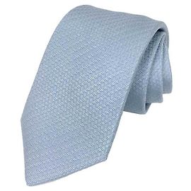 Cravatta in seta blu chiaro Hermès Blu chiaro