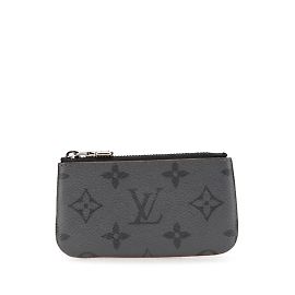 Pochete Clé Reverse Monogram Eclipse da Louis Vuitton Marrom Preto