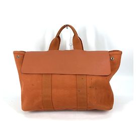 Hermès Valparaiso MM Tote Bag mit Pouch Orange