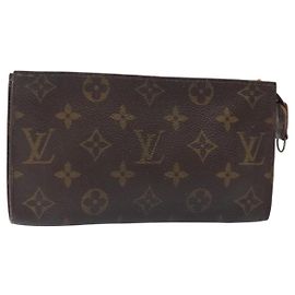 LOUIS VUITTON Monogram Bucket GM Accessory Pouch LV Auth 133077 Monogram