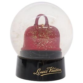 LOUIS VUITTON Snow Globe Alma VIP Limited Clear Red LV Auth 135695 Red Other