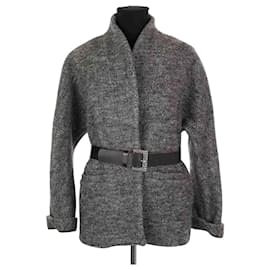 Bash Braune Wolljacke Braun