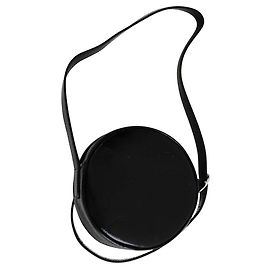 Autre Marque Mini bolsa de couro preta Preto