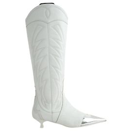 Bruno Magli White leather boots White