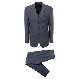 Autre Marque Zari Sartorial Anzug mit Weste Grau