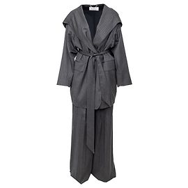 Salvatore Ferragamo Stripe Suit Grey