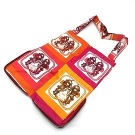 Hermès Hermes Silky Pop Handbag Red
