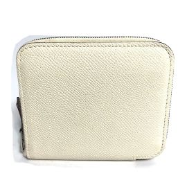 Monedero de seda Hermès Blanco