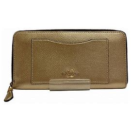 Coach F54007 Long Zip Wallet Black