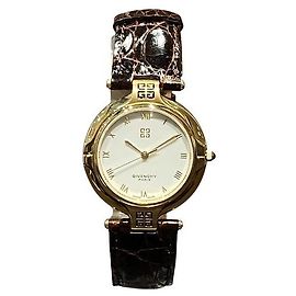 Givenchy Logo Quarz Uhr Silber