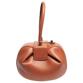 Gabriela Hearst Bolsa de mão em couro demi marrom Marrom