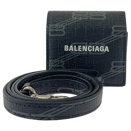 Balenciaga BB Monogram AirPods Case Black