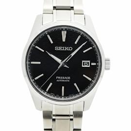 Seiko-Seiko Presage 6R35-00V0 Black Dial Men's Watch-Other