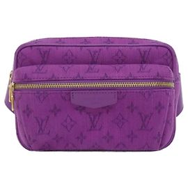 Louis Vuitton Monogram Denim Bumbag Outdoor Purple Monogram