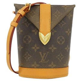 Pochette Enveloppe en Monogram Louis Vuitton Marron Monogramme