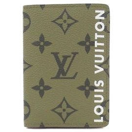 Monogramm Taschenorganizer von Louis Vuitton Khaki Monogramm