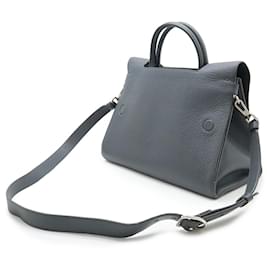 Dior-Dior Leather DiorEver Handbag Tote 2WAY-Grey