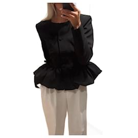Zara Peplum Blazer Black