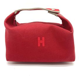 Sac Vanity Black GM Bride d'Hermès Rouge