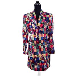 Kenzo 90s abstract pattern suit Multiple colors