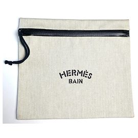 Pochette Impermeabile Hermès Beige