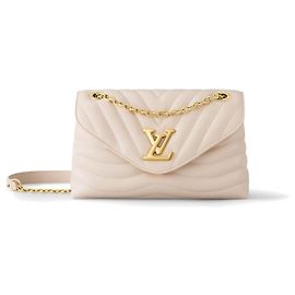 Louis Vuitton Bolsa de corrente New Wave GM da LV Bege