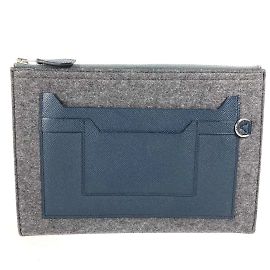 Sac à main Toudou 29 bicolore d'Hermès Marron Multicolore Bleu Marine