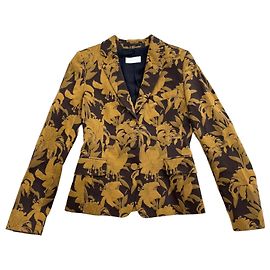Dries Van Noten Vestes Marron Doré