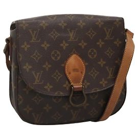 LOUIS VUITTON Bolsa de Ombro Monogram Saint Cloud GM M51242 Auth 133683 Monograma