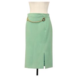 Céline SAIA CELINE Lã Verde CC Auth 133003M Verde
