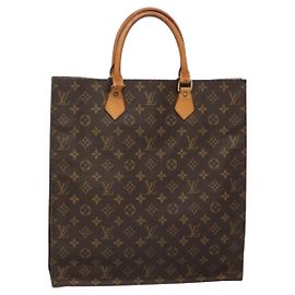 LOUIS VUITTON Bolsa Sac Plat Monogram M51140 Auth LV 136014 Monograma