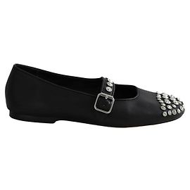 Sandro Ballerine in pelle nera Nero