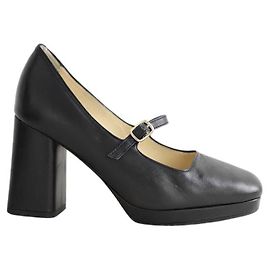 Repetto Black leather heels Black