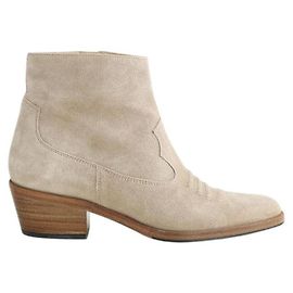 Free Lance Botas de camurça bege Bege