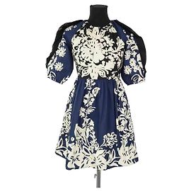Red Valentino Blue cotton dress Blue
