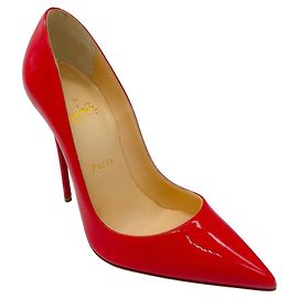 Christian Louboutin Rubis So Kate 120 Patent Leather Pumps Red