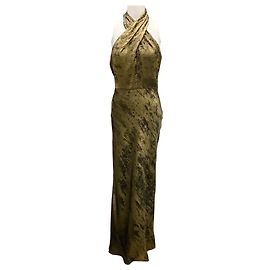 Veronica Beard Brass Alberta Dress Metallic