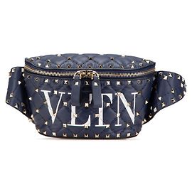 Sac à taille Valentino VLTN Rockstud Bleu Marine