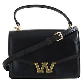 Alexander Wang Mini schwarze Lederhandtasche Schwarz