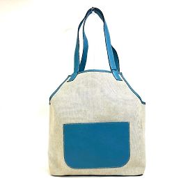 Hermès Hermes Jardinier PM Shoulder Bag Blue Other