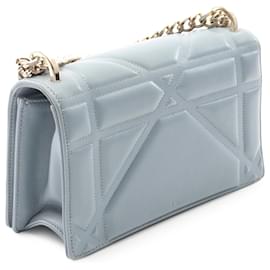Dior-Dior Blue Small Calfskin Diorama Flap-Blue,Light blue