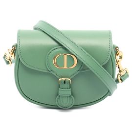 Dior Bobby Crossbody em Micro Couro Verde Outro Verde