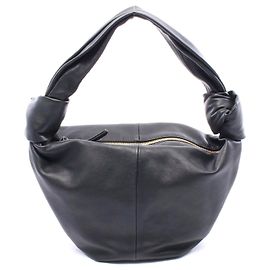 Borsa in pelle Double Knot di Bottega Veneta Nero